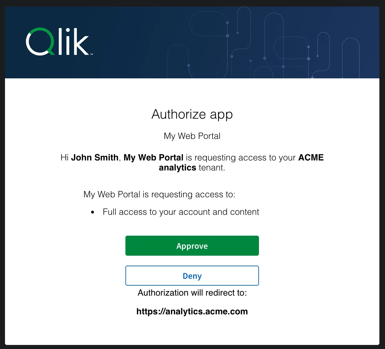 a screenshot of the consent dialog showing the requested scopes